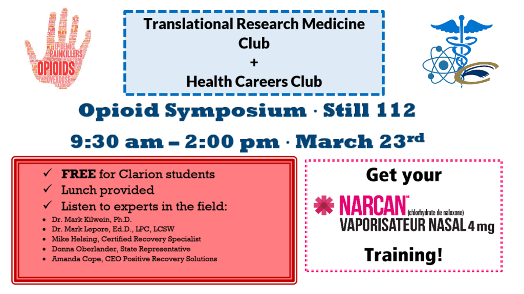 Clarion University Opioid Symposium - Clarion PA