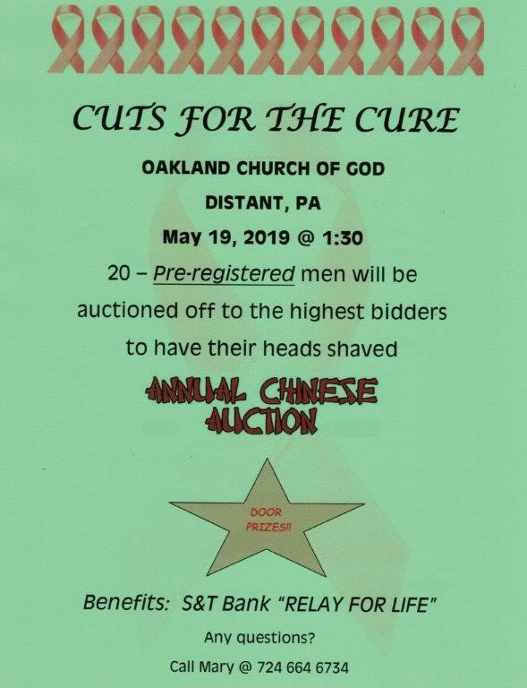 Cuts for the Cure 2019 - New Bethlehem PA