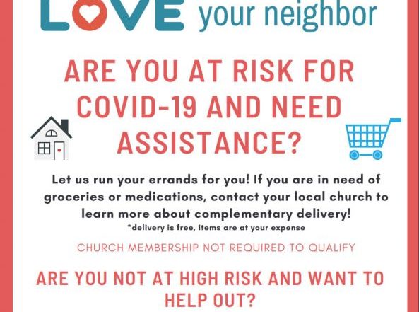 Redbank Valley Church Association Love Your Neighbor *Flyer courtesy of Cecelia Harmon of TechReady Professionals & RedbankValley.org