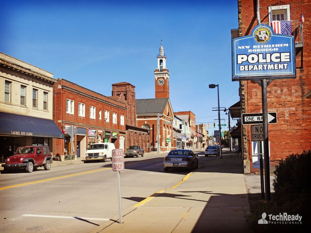 Police Department ClockTower New Bethlehem PA