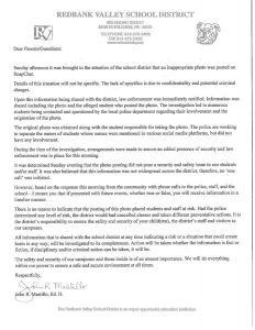 Redbank Valley School District Press Release 3-4-19