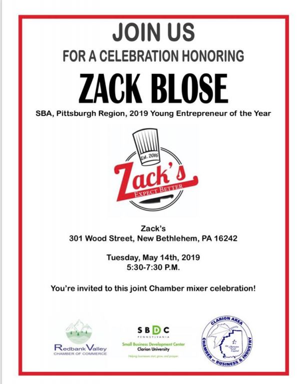 Zacks Restaurant New Bethlehem PA 3