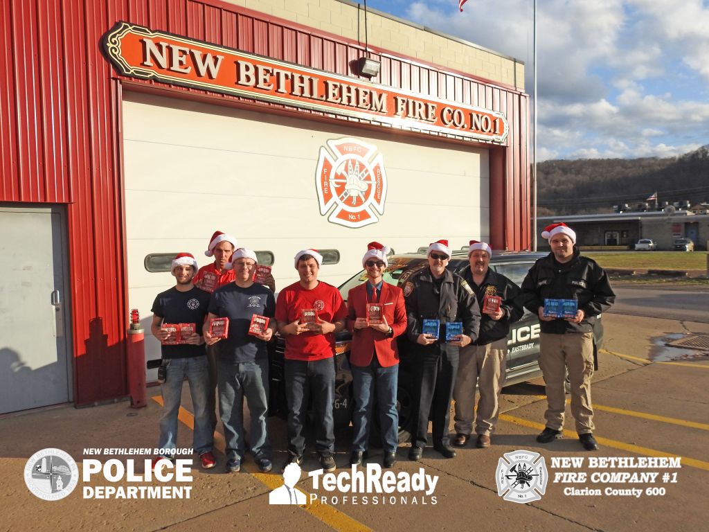 New Bethlehem Police & New Bethlehem Fire Company prepare for Christmas 2019 *Photo courtesy of Leader-Vindicator