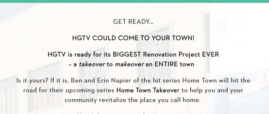 Home Garden Hometown Takeover