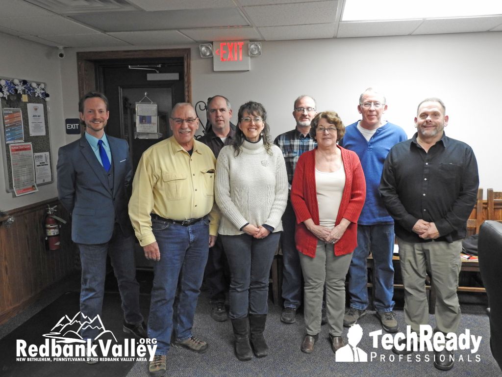 Rimersburg Borough Council 2020 with Mayor of Rimersburg Timothy Yeany & Mayor of New Bethlehem Gordon Barrows
