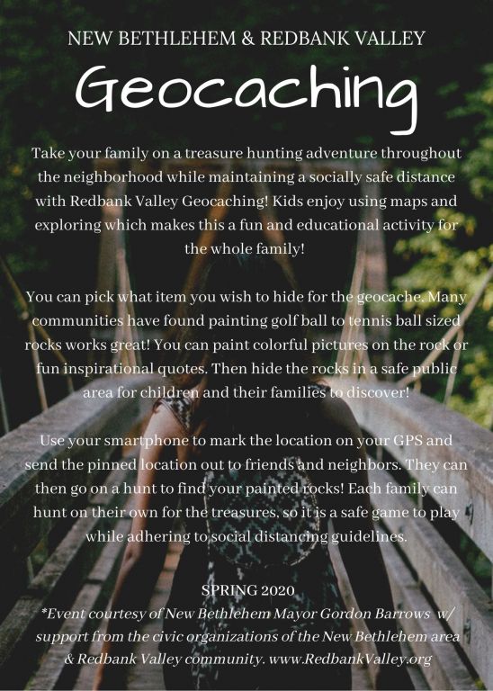 Geocaching - New Bethlehem PA 2020