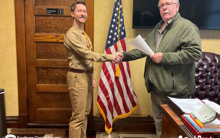 Rev. Dr. Gordon Barrows and Judge Jeffery Miller - Southern Clarion County Regional Police Department - New Bethlehem, Hawthorn, Rimersburg, East Brady 2024 Rev. Dr. Gordon Barrows and Judge Jeffery Miller - Southern Clarion County Regional Police Department - New Bethlehem, Hawthorn, Rimersburg, East Brady 2024