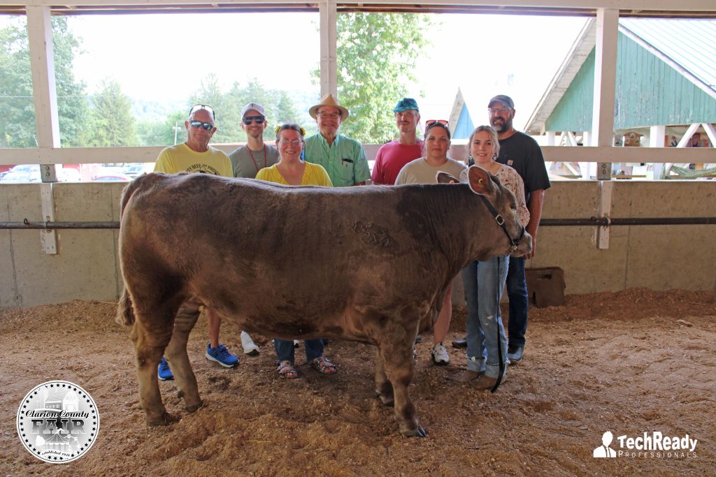 St. Mary's Redbank Church Donates 4-H Steer from Clarion County Fair to Redbank Valley Community - TechReady